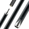 Predator P3 Black Pool Cue No Wrap with Uni-Loc weight cartridge system and dense Ash core construction