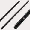Mezz ACE-2180 billiard cue with WX Sigma shaft, black Irish linen wrap, and ebony forearm
