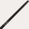 Full length view of Mezz ACE-2182 billiard cue showing WX Sigma 12.5mm shaft and black Irish linen wrap