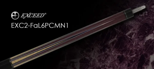 Exceed EXC2-FaL6PCMN1 full length view showing purple heart wood construction and Kirikane artistry details