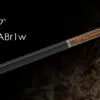 Exceed EXC2-SL5ABr1w billiard cue with Ebony butt and Amboyna burl inlay, featuring EX Pro shaft and Zan Plus2 M tip, Irish linen wrap