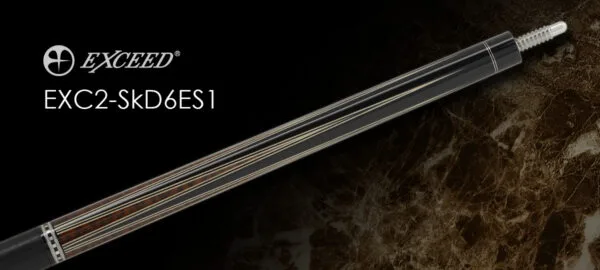 Exceed EXC2-SkD6ES1 complete cue showing full profile and premium construction