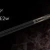 Exceed EXD2-23NE2w billiard cue with ebony forearm, curly maple butt, pink ivory and paua shell inlays, no wrap wood grip