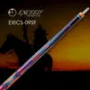 Exceed EXICS-09SF Santa Fe Collection billiard cue displaying Native American design inspiration with hand-cut Kirikane artistry and no-wrap wood grip