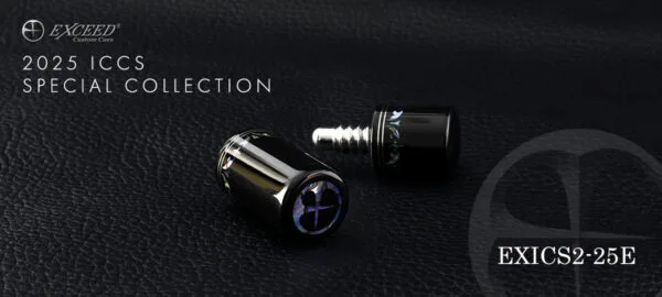Detail of no-wrap wood grip on Exceed EXICS2-25E Special Model Billiard Cue