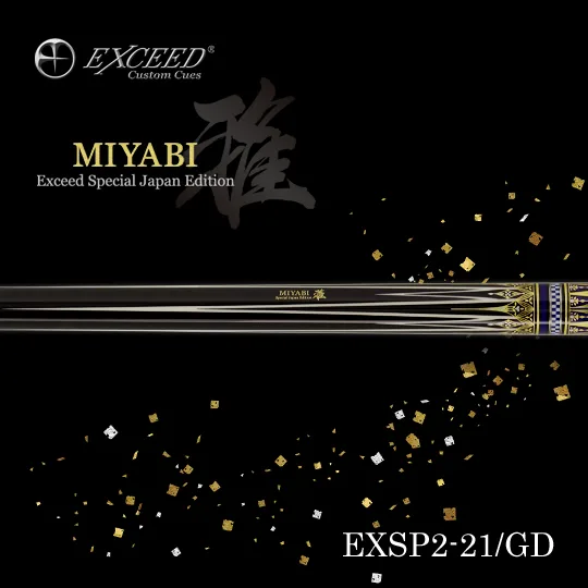Exceed MIYABI billiard cue