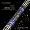 Exceed EXSP2-21/PT MIYABI Special Edition Billiard Cue with platinum finish, gold leaf Kirikane artistry, ebony wood, and handcrafted details