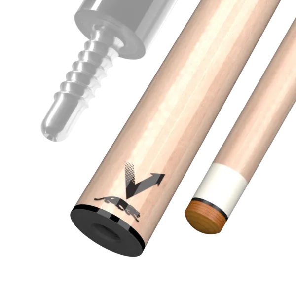 Predator Vantage 12.9 mm low deflection spliced maple pool cue shaft with radial joint connection