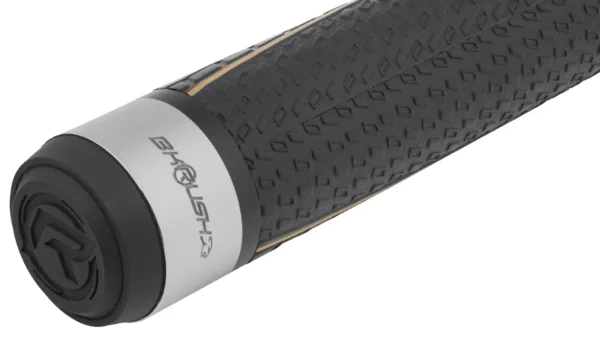 Detail view of Sport Wrap grip surface on Predator BK Rush Night Claw break cue