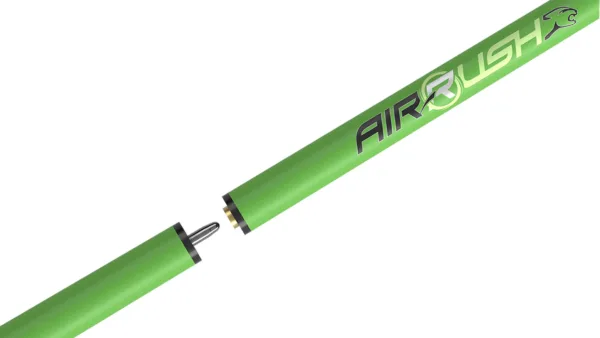 Victory Jump Hard tip on Predator Air Rush cue showing specialized tip geometry for jump shots