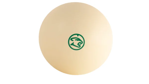 Predator Arcos II Magnetic Cue Ball with green logo, 2 1/4 inch phenolic resin construction for coin-operated pool tables